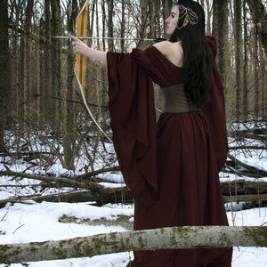 Burgundy Renaissance Fair Dress